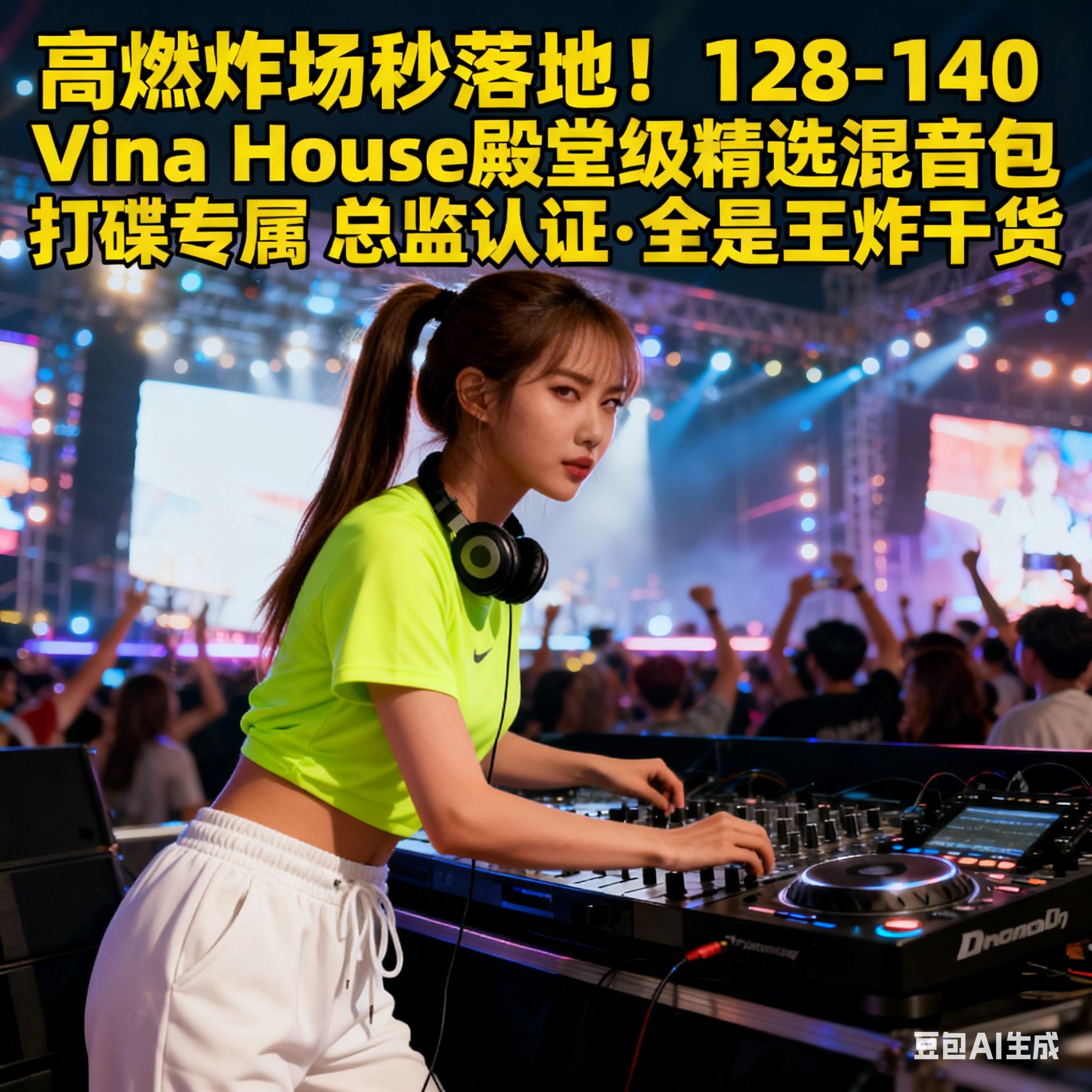 高燃炸场秒落地！128-140 Vina House殿堂级精选混音包 打碟专属 总监认证&middot;全是王炸干货