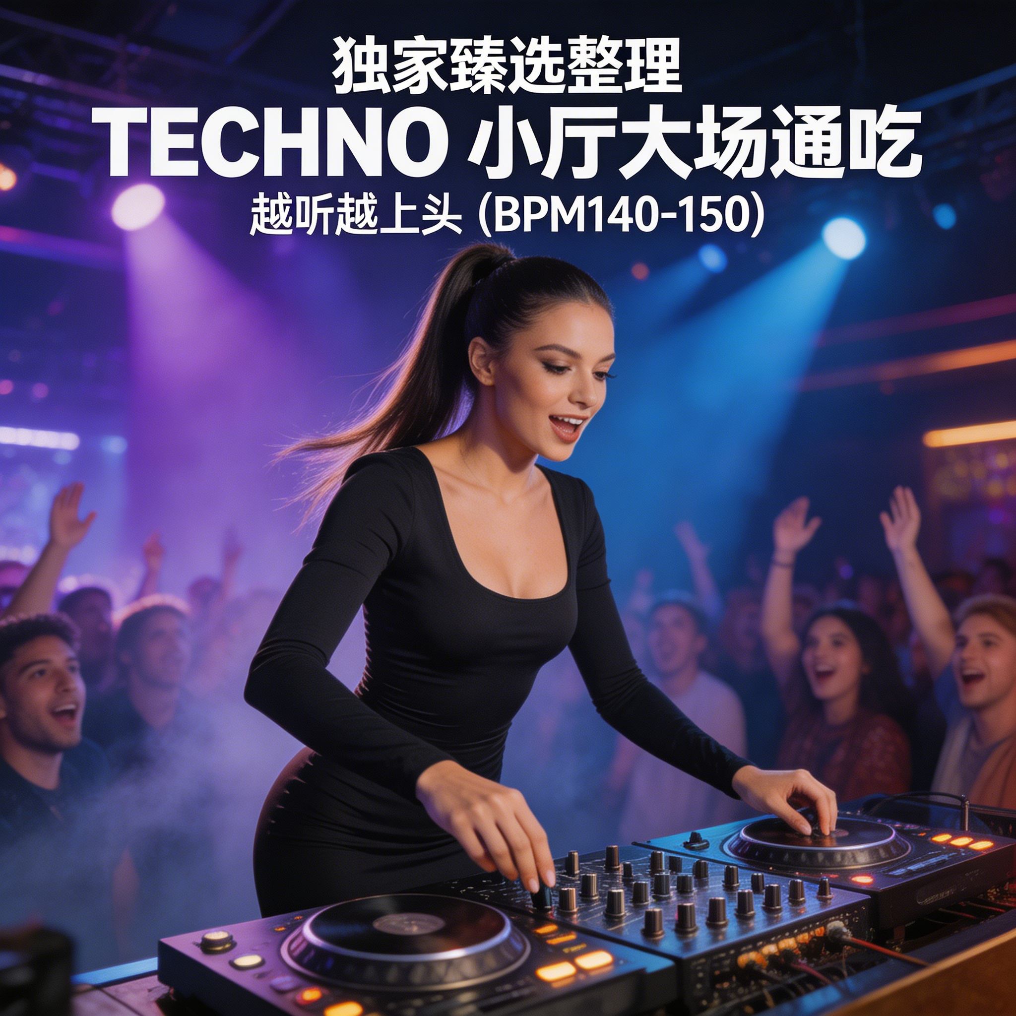 独家臻选整理TECHNO 小厅大场通吃 越听越上头 (BPM140-150)