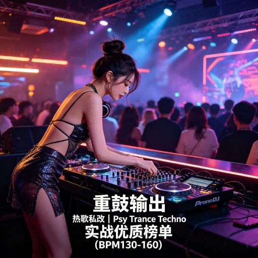 重鼓输出 热歌私改｜Psy Trance Techno 实战优质榜单 (BPM130-160)