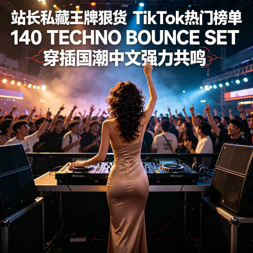 站长私藏王牌狠货 TikTok 热门榜单 140 TECHNO BOUNCE SET 穿插国潮中文强力共鸣