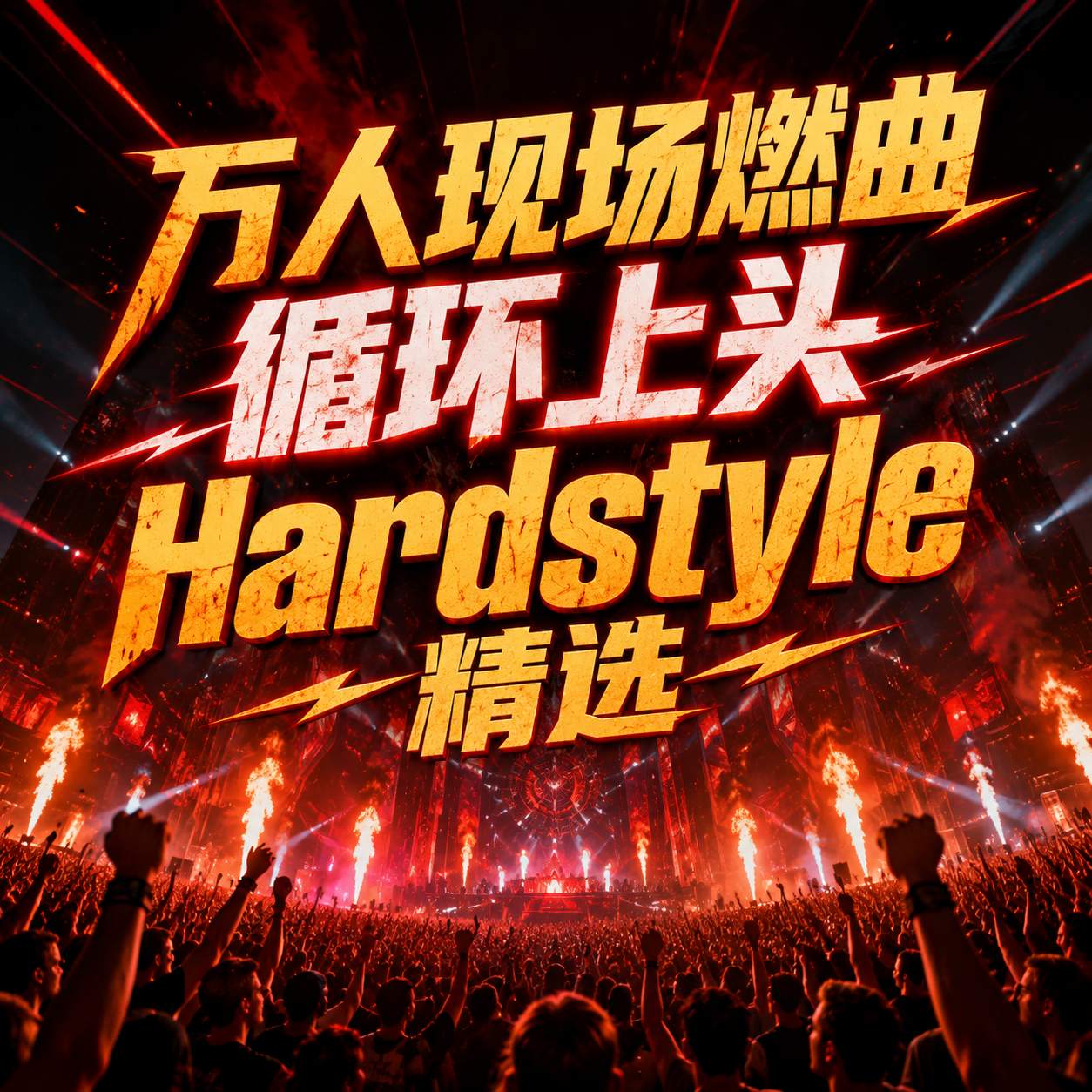 万人现场燃曲 循环上头 Hardstyle 精选