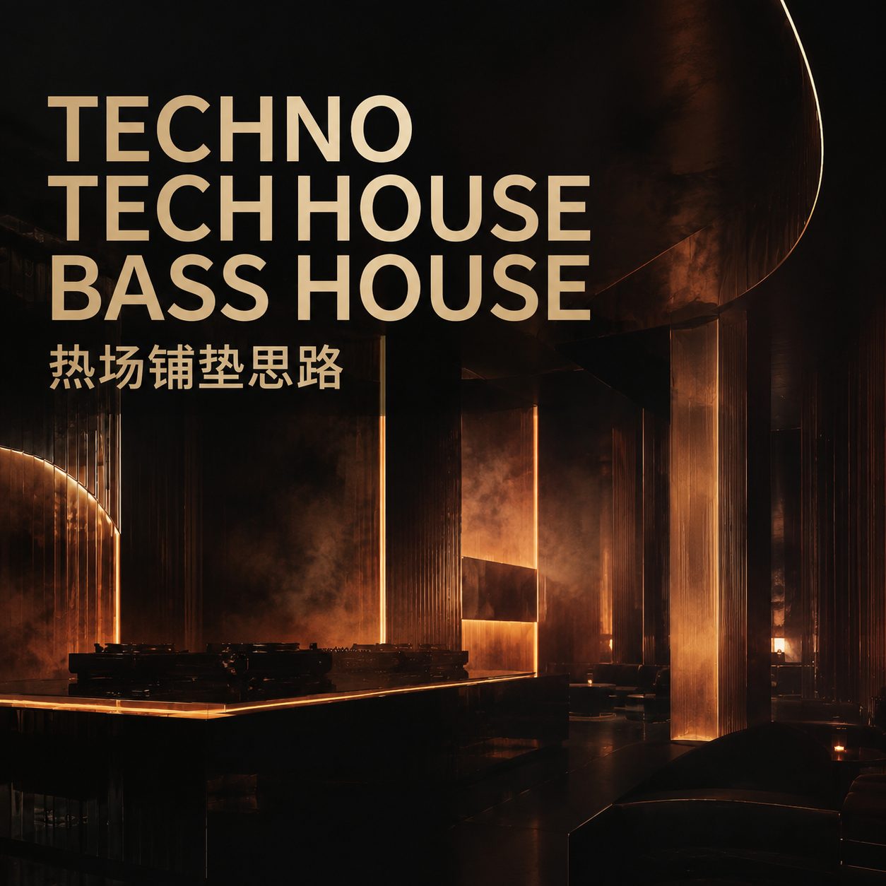 拒绝廉价感 连锁店高端派对早场 TECHNO TECH HOUSE BASS HOUSE热场铺垫思路